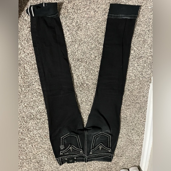 Black Skinny Vintage Size 28 Miss Me Jeans🖤 - Picture 2 of 6